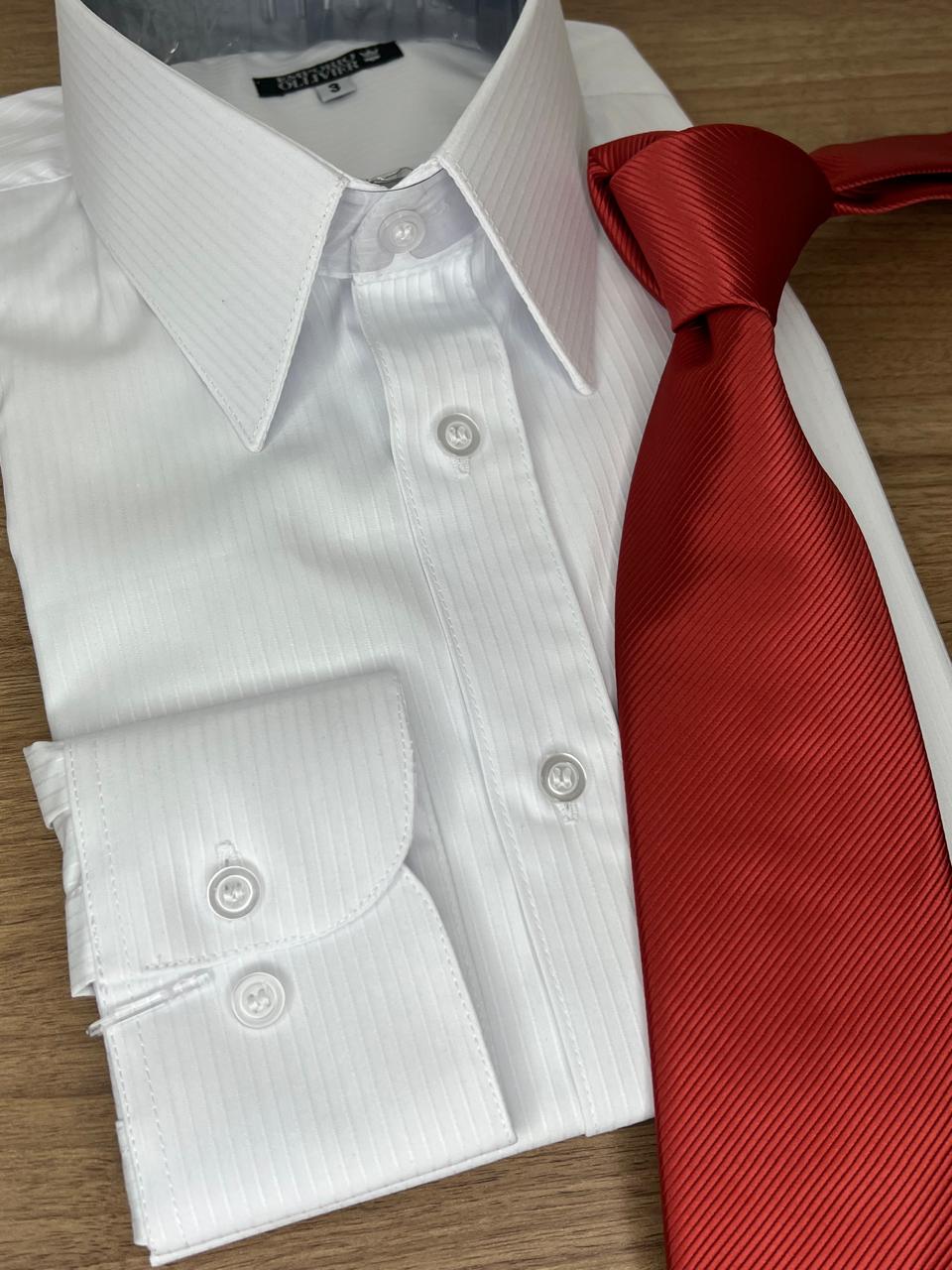 Camisa Classic Premium Fio 80 Avorio