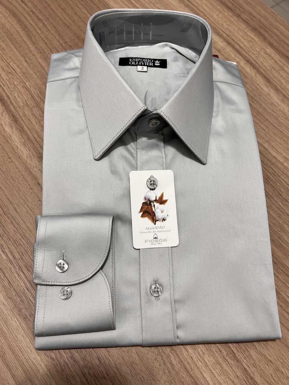 Camisa Fibra de Bambu Argento